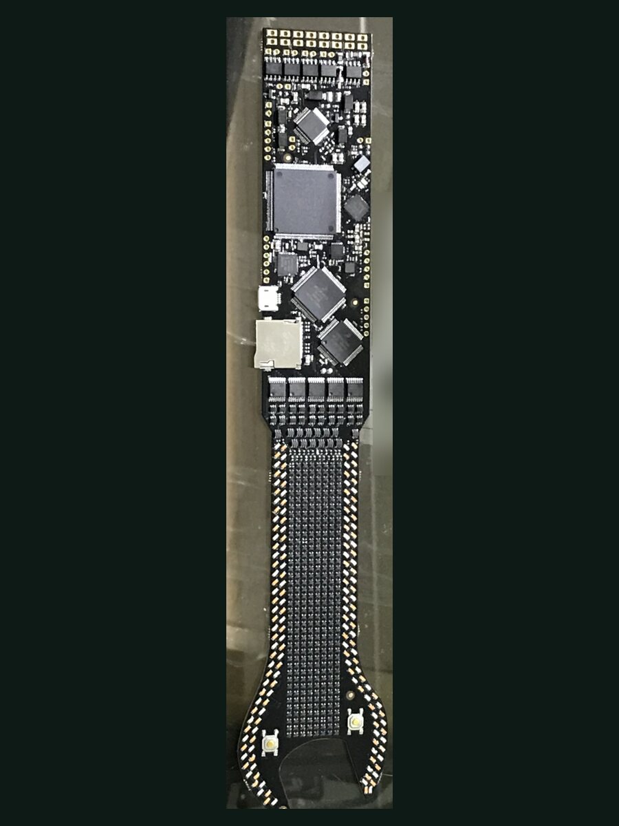 2018 wrench-shaped DEF CON badge